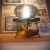 Vintage brass No 55 camping cooker - converted to electric - Made in England