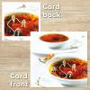 Funny Card Set - Minimiam Adventures in Patisserie - Tiny People Food Photography - Gru&szlig;karten Set UK