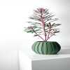 The Ovire Planter Pot with Drainage Tray & Stand Included - Matte Dark Green - 3"