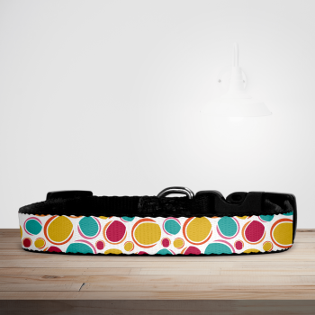 Puppy Love Tennis Ball Print Dog/Puppy Collar