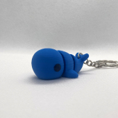 Baby Whale Keyring