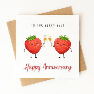 Anniversary Card - To The Berry Best