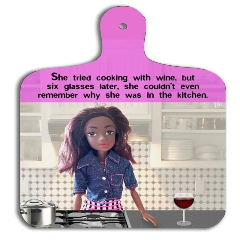 Fun Chopping Board | Trollied Dollies | Kitchen Gift |