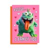 Psst I fancy you | birthday card | Cute Card | Alien card