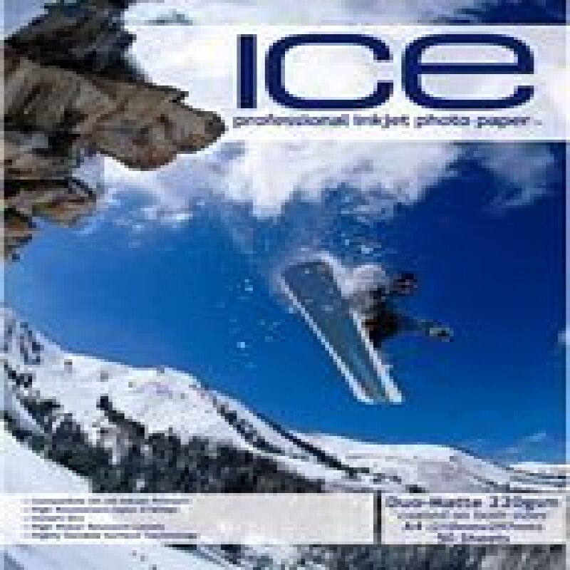 ICE A4 220gsm Double Sided High Matt / Matte Photo Paper -  50 Sheets