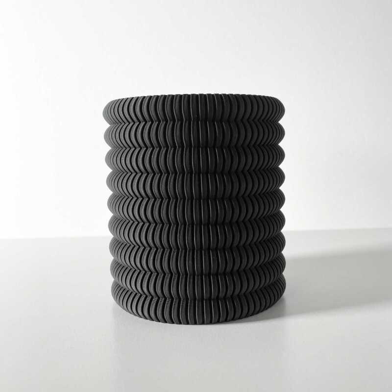 The Lonu Pen Holder | Desk Organizer and Pencil Cup Holder - Matte Dark Green