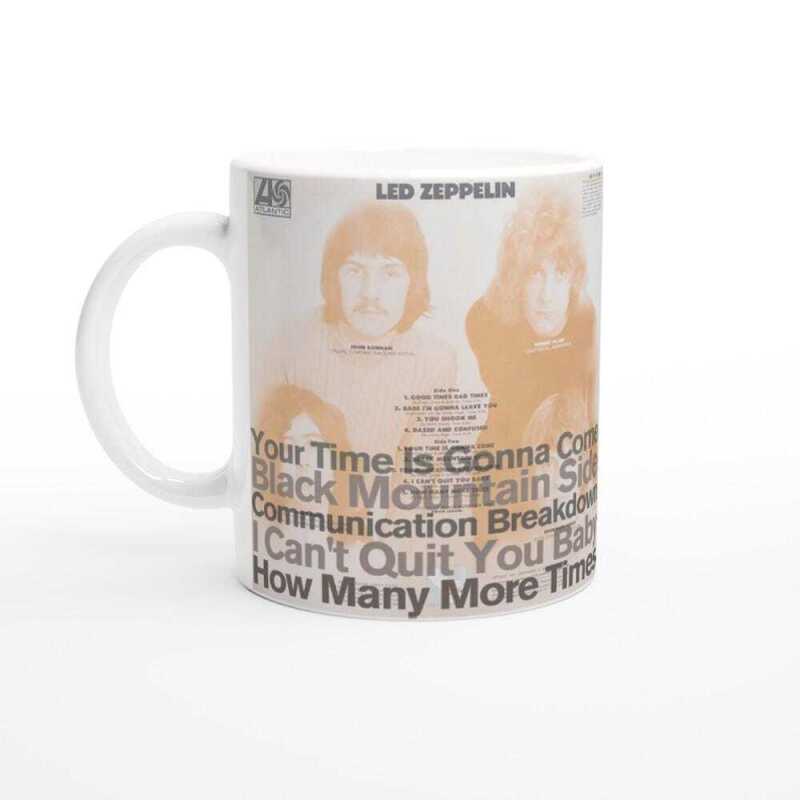 Led Zeppelin Album Track Mug - Ceramic White