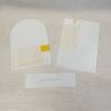 A5 A4 Clear Arched Acrylic Table Number or Sign Blank with Stand / Arched with Stand / Acrylic Blanks / Wedding / DIY Signage / 3mm - A5