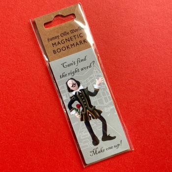 Shakespeare right word magnetic bookmark