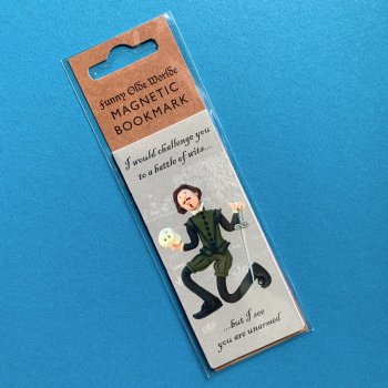 Shakespeare battle of wits magnetic bookmark