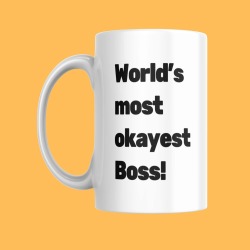 Personalised Boss Mug - Funny - For Him or Her - Customised Gift Ideas for your Manager or Yourself - For Christmas, Birthdays, Secret Santa