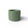 The Zelno Planter Pot with Drainage Tray & Stand Included - Black - 3"