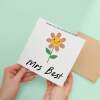 Personalised Teacher Card Thank You Teacher Card Thank Customisable Thank You Teacher Card For Primary School Leavers Help Me Grow - Square (5.5x5.5) / Blank Inside