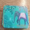 Craft Travel Tin | Travel Sewing Tin - Green Leopard