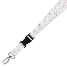 Double Breakaway Lanyard - Boho Woodland Rainbows