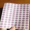1cm Flower Stickers, 70's hippy style flower stickers - Pink