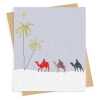 Three wise men Christmas card -  designed by Eloise Hall - 15.7 x 11cm and blank inside, made in the UK