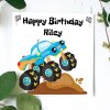 Monster Truck Birthday Card