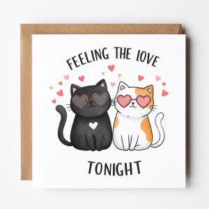 Valentine's Day Card - Feeling The Love Tonight