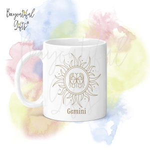 Celestial Zodiac Astrology Sign Ceramic Mug - Gemini
