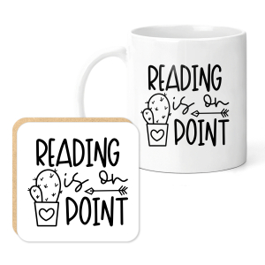 Reading Mug & Coaster Set - Reading is on Point