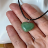 Green Aventurine Heart Crystal Necklace