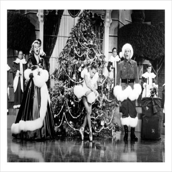 White Christmas - a 17.5 x 12.5cm Christmas Card from Holy Mackerel's Alternative Image Range of Festive Designs.