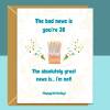 Funny 26th Birthday Card - Cheeky Card for Someone Turning 26 years old - For Him or For Her - Can be personalised inside - Large or Small - Blank inside - Large