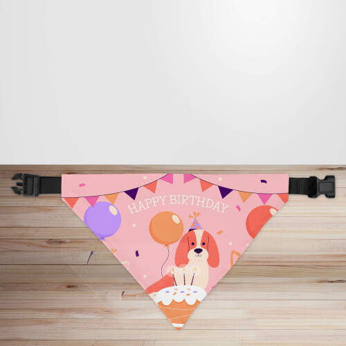 'Happy Birthday' Dog/Puppy Bandana