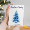 Christmas Card For Daughter and Family Card For Her Xmas Card for Daughter Christmas Card for Loved One Family Card Christmas Tree Card - Large (5x7) / Blank Message