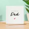 Birthday Card For Dad Happy Birthday Card For Dad Simple Birthday Card For Dad Love Hearts Birthday Card For Dad - Square (5.5x5.5) / Blank Inside