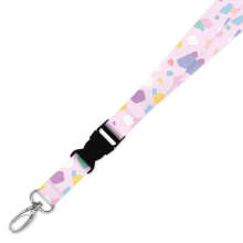 Double Breakaway Lanyard - Pastel Terrazzo