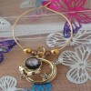 Wine Glass Charms Mermaids in the Moonlight - Silver Tone