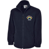 Rainbow Healthcare Fleece Jacket with Rainbow Design | Private healthcare Fleece Jacket Embroidered with Name. Custom Outdoor Weather Jacket - Extra Small (XS)