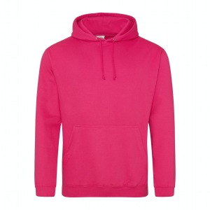 Personalised AWD College Hoodie - Hot Pink - XL