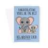Congratulations New Baby Card For A Big Brother Card - A5 Portrait - 1 Card