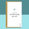 Funny brother or sister birthday card. Personalised cheeky Card for him or her. - Blank inside - Regular - Matte