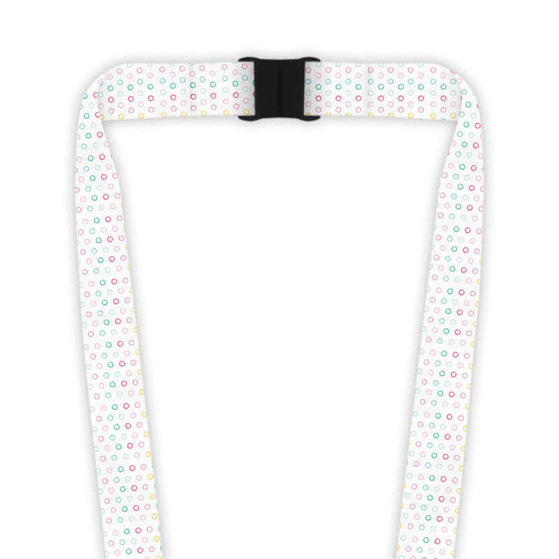 Double Breakaway Lanyard - Scribble Circles