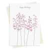 Lily birthday card -  designed by Eloise Hall for Holy Mackerel - 15.7 x 11cm and blank inside, made in the UK