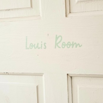 Personalised Name Vinyl Decal: Custom Kids Room Door Sign