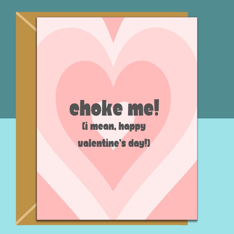 Funny Kinky Valentine's Card â€“ For Him or Her, Personalised Inside - For boyfriend, girlfriend, husband, wife, fiance - Blank inside - Regular - Matte