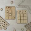 Merry Christmas Favour Game / Noughts and Crosses / Table Favours / Table Decoration / Mini Games - Yes Please