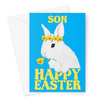 Cute Son Easter Bunny Card
