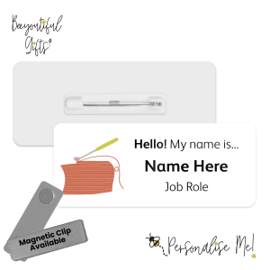 Name Badge - Bright Craft Supplies - Crocheting