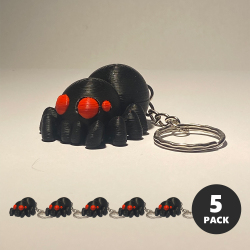 Baby Spider Keyring Pack (x5)