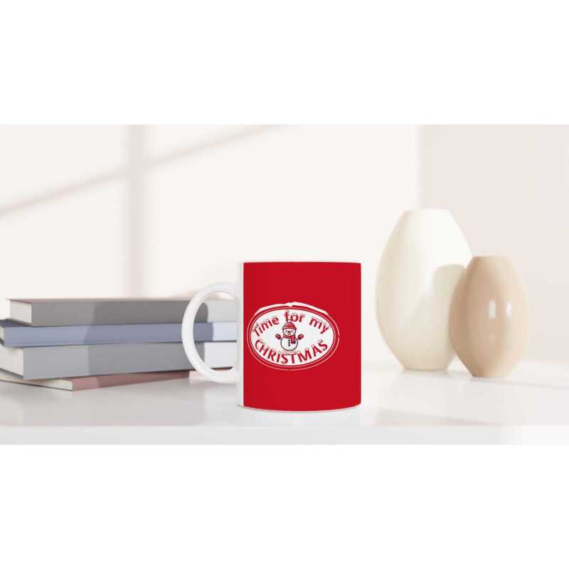 Time For My Christmas Mug - Ceramic White