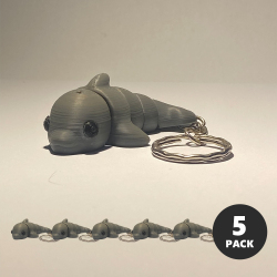 Baby Dolphin Keyring Pack (x5)