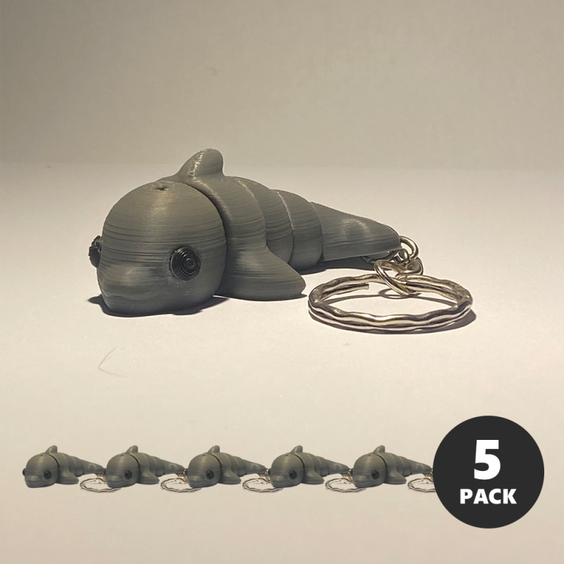 Baby Dolphin Keyring Pack (x5)