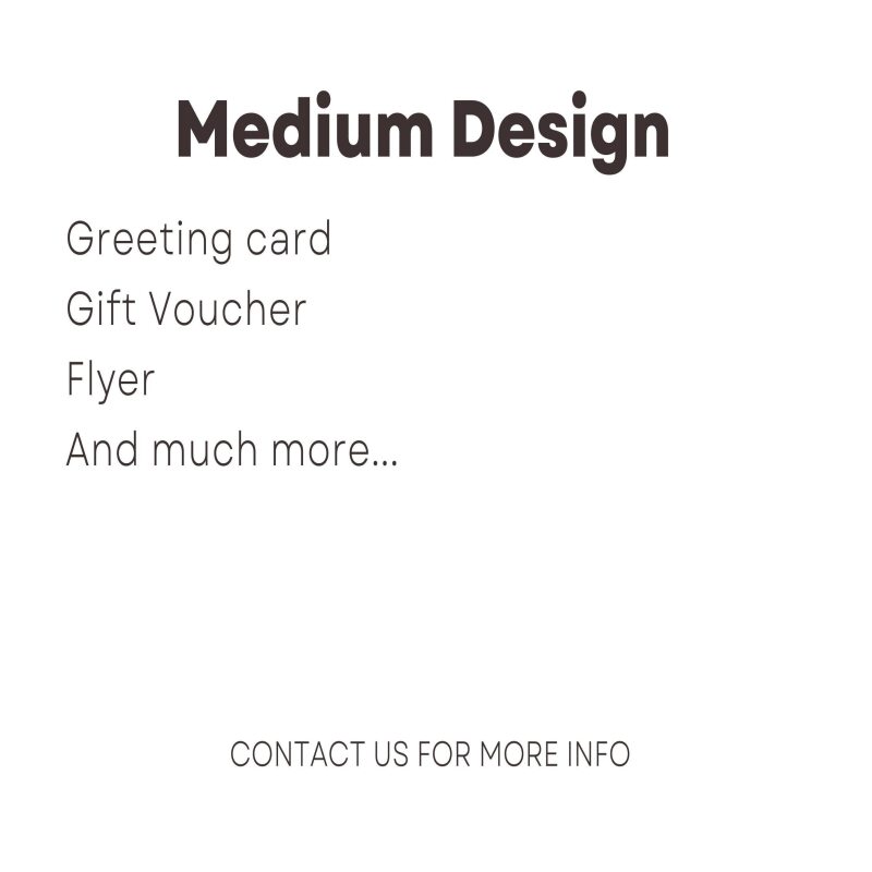 Personalised Design | Custom, Tailored for You, Bespoke | Logo, Business Card, QR Code, Flyer, Voucher, Loyalty Card, Thank You Card, Poster