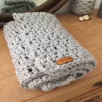 Handmade crocheted baby blanket/pram blanket-various colours